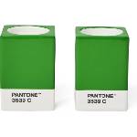 Copenhagen Design Свещници Pantone за класически свещи или чаени свещи, зелени, 2 бр (101723539)