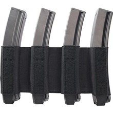 COMBAT SYSTEMS elastický insert na zásobníky QUAD SMG MP5/GLOCK Černá