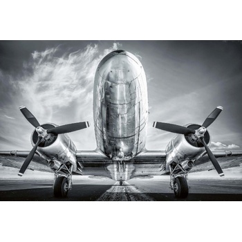 DIMEX ART Флизелинов фототапет исторически самолет 375 x 250 см