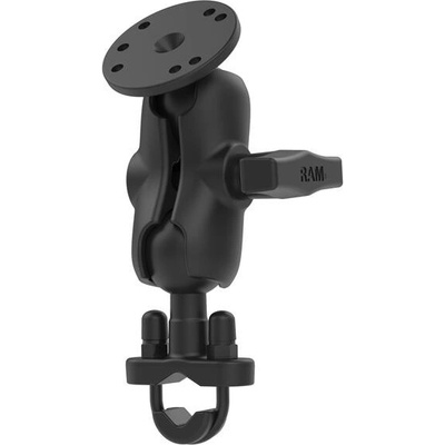 RAM MOUNTS Dvojitý kulový držák na řídítka RAM® s kulatou destičkou - velikost C krátký