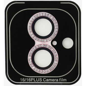 GUESS Fixed Glliter Защита на обектива за iPhone 16/16 Plus Розово Guess | Lilav | МЪЖЕ | UNI