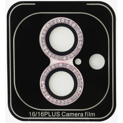 GUESS Fixed Glliter Защита на обектива за iPhone 16/16 Plus Розово Guess | Lilav | МЪЖЕ | UNI