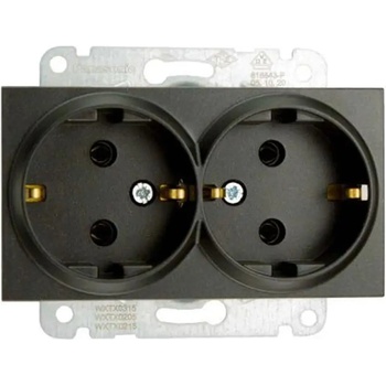 Panasonic КОНТАКТ ДВОЕН ЧЕРЕН panasonic karre plus (8681224898974)