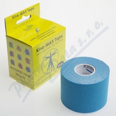 KineMaX SuperPro Cotton Tape modrá 5cm x 5m