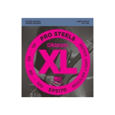 D'ADDARIO EPS170 Pro Steels Regular Light - .045 - .100