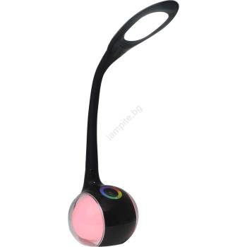 Polux Led rgbw Димируема сензорна настолна лампа cosmos led/6, 5w/230v черен (sa2281)