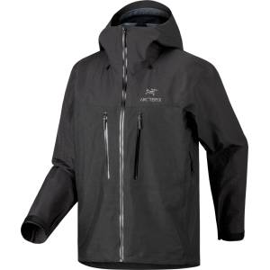 Arc'teryx Мъжко водоустойчиво яке Arc'teryx Alpha Jacket Waterproof jacket - Graphite / Black - размер XL (002-2899-0715)