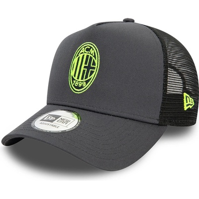 New Era 9FORTY Trucker Seasonal AC Milan Grey Heather
