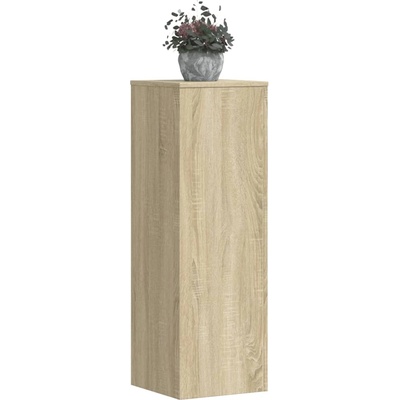 vidaXL Стойки за растения 2 бр дъб сонома 33x33x100 см инженерно дърво (3307884)