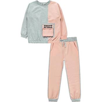 Civil Kids Snow Marl Powder Girl Tracksuit Set 6-7y. 7-8y. 8-9y. 9-10y. 4 Pieces (25330E500K22-KAP)