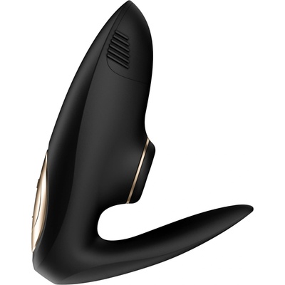 Satisfyer Pro 4 Couples - вибратор за двойки с въздушни вълни - черен