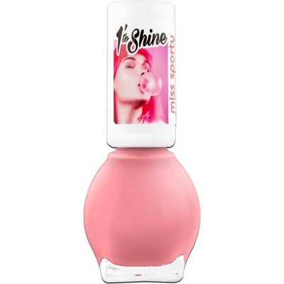 Miss Sporty lak na nehty 1 To Shine 130 růžový 7 ml