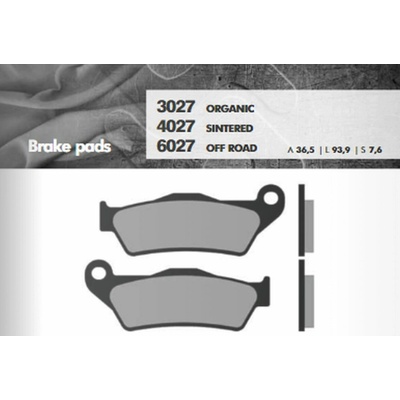 BRENTA brzdové destičky KH181 sintrované barva zlatá OFF ROAD třmeny BREMBO přední např. KTM SX/EXC (FT 6027)