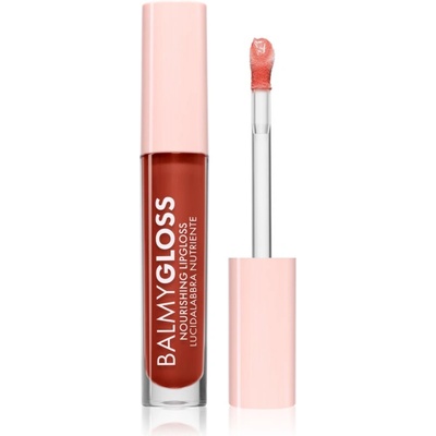puroBIO cosmetics BalmyGloss подхранващ блясък за устни цвят 02 Shimmering Light Brown 4.2 гр