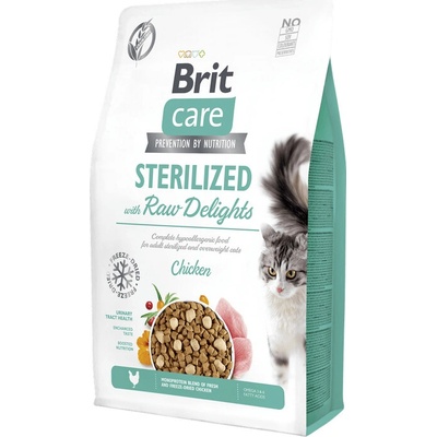 Brit Care Cat Sterilized with Raw Delights 2 kg