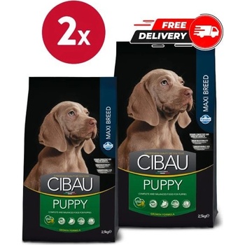 Cibau dog Puppy maxi 2 x 12 kg