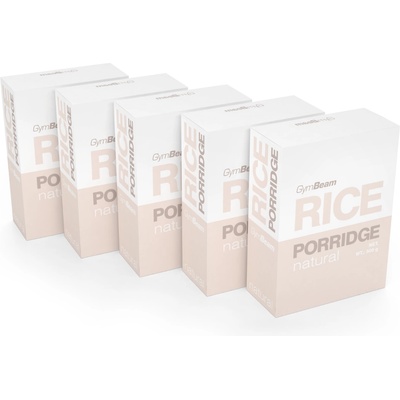 GymBeam Оризова каша 5 x 500 g натурално