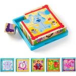Melissa & Doug Дървен многоцветен пъзел на кубчета (33007)