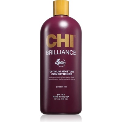CHI Brilliance Optimum Moisture Conditioner хидратиращ балсам за суха и увредена коса 946ml