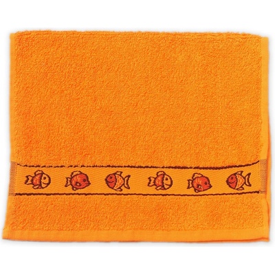 Dadka Dětský froté ručník KIDS oranžový 30 x 50 cm