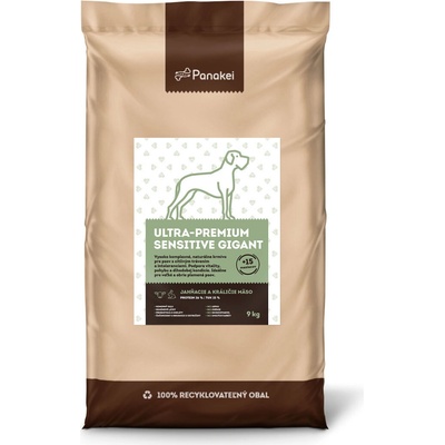 Panakei Ultra Premium Sensitive Gigant Jahňacie Králik 9 kg