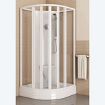 RAVAK Supernova - Душ кабина 81x81 см, с вана и аксесоари, бяла/Pearl 8064411211 (8064411211)
