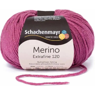 Schachenmayr Merino extrafine 120 Vínovo-fialová 143