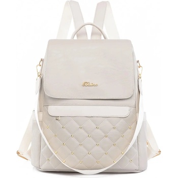 DELIS Дамска раница, Elanor GT2637, против кражба, кремав цвят (GT2637)