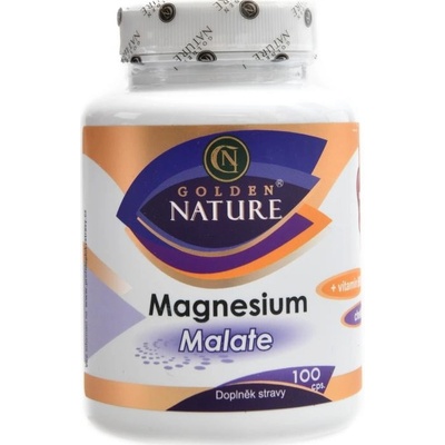 Golden Nature Magnesium Malate horčík a vitamin B6 100 kapsúl