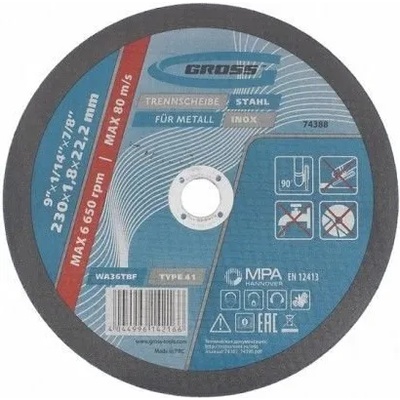 Denzel Диск за рязане на метал, 230 х 1, 8 х 22, 2 mm// Denzel 7379177