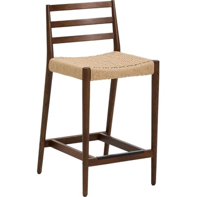 Kave Home Analy 65 cm ořech s výpletem