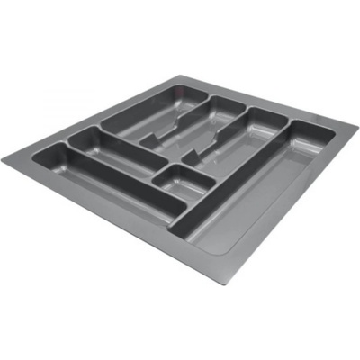 In-Design Příborník UNI 490 mm šedá metalíza - různé šířky Šířka příborníku (mm): 408 - 435