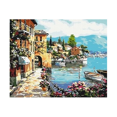 ASTRA Malování podle čísel: Prázdniny plátno na rámu 50 x 40 cm