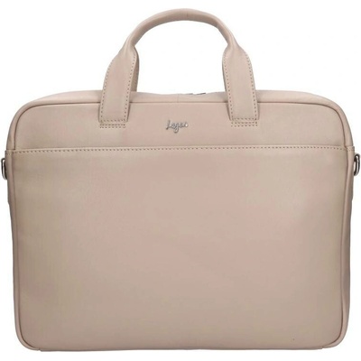 Lagen business taška kožená béžová 333-1 beige-fossil