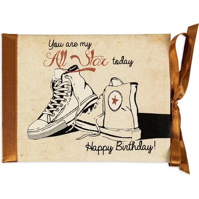 NBoutique Луксозна картичка за рожден ден - All Star