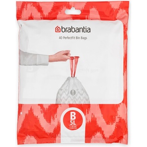 Brabantia Торбички за боклук Brabantia PerfectFit размер В 5 л 40 бр (137747)