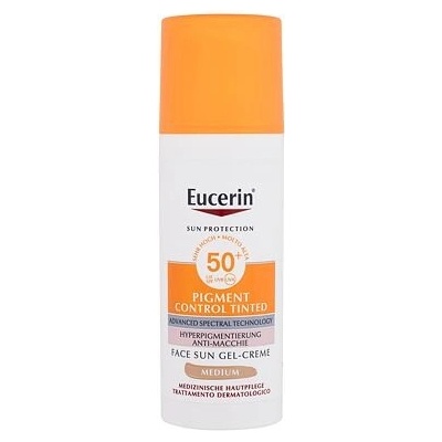 Eucerin Sun Protection Pigment Control Tinted Gel-Cream Medium SPF50+ 50 ml
