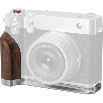 SmallRig 5265 L-montážna doska s drevenou rukoväťou pre FUJIFILM GFX100RF strieborná