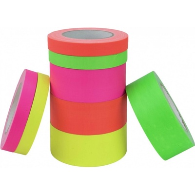 Gaffa páska neonově žlutá 19 mm x 25 m