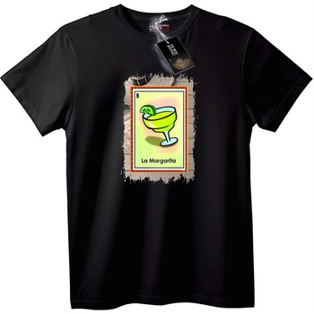 NOONEBRAND Тениска Маргарита Коктейл - S, Black