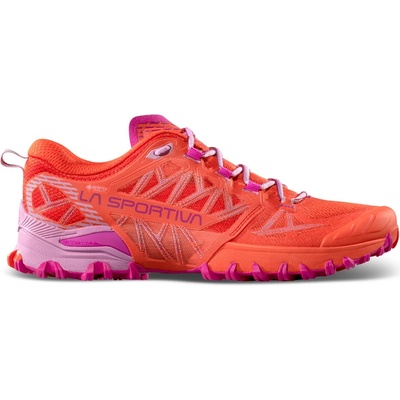 La Sportiva Дамски маратонки La Sportiva Women's Bushido III GTX Trail running shoes - Cherry Tomato / Rose - размер 39, 5 (EU) (123-1620-0218)