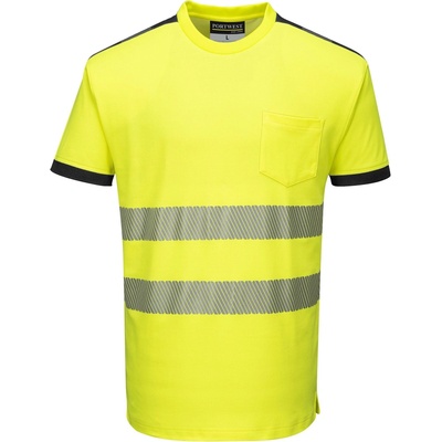 Portwest HI-VIS PW3 T181 reflexné tričko HV žltá/čierna XXXL
