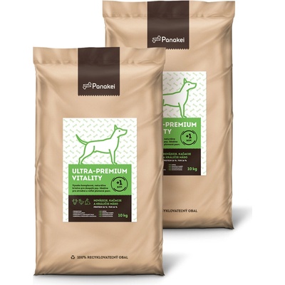Panakei Ultra Premium pre psa Hovädzie Kačka Králik 2 x 10 kg