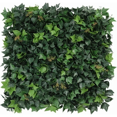 Umelý živý plot HEDERA BLOOM PREMIUM, 4ks dielce 50x50cm, plocha 1m2