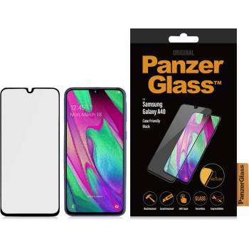 Panzer Стъклен протектор PanzerGlass за Samsung Galaxy A40 CaseFriendly -Черен