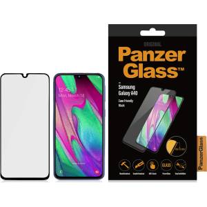 Panzer Стъклен протектор PanzerGlass за Samsung Galaxy A40 CaseFriendly -Черен