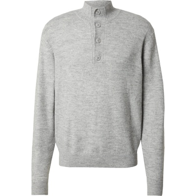 Dan Fox Apparel Пуловер 'Hassan' сиво, размер M