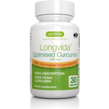 Igennus Longvida Optimised Curcumin - 30 капсули