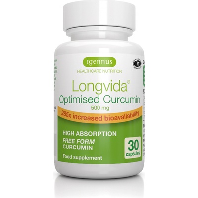 Igennus Longvida Optimised Curcumin - 30 капсули