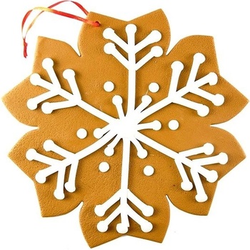 Decoled perník vločka priem. 25,4 cm
